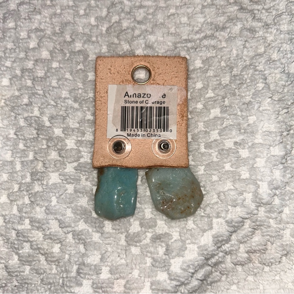 Scout Blue Stone Earrings - Picture 3 of 4